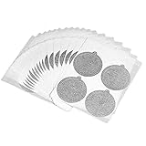 YANYAN Ring Store 36. 0pcs. Fit for Nespresso-Nachfüllkapsel Selbstklebende Wiederverwendbare Fit for Nespresso-Aluminium-Folie Brewer-Deckel-Kapsel-Aufkleber (Color : Silver)