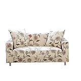 GJJSZ Sofa-Schonbezug aus elastischem Stretch-Stoff, Blumen- und Vogelmuster, 1 Stück