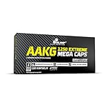 OLIMP- AAKG Extreme Mega Caps (120 Kapseln). Enthält L-Arginin Alpha-Ketoglutarat (AAKG). 1er Pack (1 x 150 g Dose)