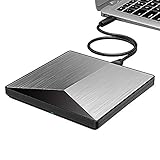 FVAL Externes DVD Laufwerk USB 3.0 Cd Brenner, 100% Neu Chip Superdrive für Laptops, UnterstüTzt Windows 10/8/7/Xp/Mac Bereichere Dein Leb