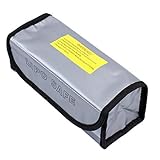 JMT Feuerfeste RC LiPo-Batterie, tragbar, explosionssicher, Sicherheits-Aufbewahrungstasche, sichere LiPo-Schutztasche (mittlere Größe)