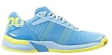 Kempa Damen Attack Contender Women Handballschuhe, Blau (Cyan/Bleu Ciel Clair/Jaune Fluo Cyan/Bleu Ciel Clair/Jaune Fluo), 38 EU (5 UK)