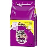 Whiskas Katzenfutter Junior – Klassische Auswahl in Sauce – Ausgewogenes Trockenfutter für heranwachsende Katzen – 6 Beutel à 1,9kg