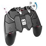 YouFirst Pubg Mobile Controller [ 6 Finger Gamepad/ Ohne Lüfter ] COD Mobile Controller | Pubg Controller | Mobile Trigger | Handy Game C