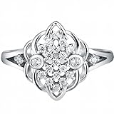 S925 Silberring Micro-Intarsien-Technologie Intarsierter Zirkon Diamantring Damen Ehering Valentinstagsgeschenk A,#5