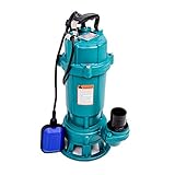 Tauchpumpe 1500W IBO 1,5 kW mit Zerkleinerer - Pumpe, Wasserpumpe, FÄKALIENPUMPE, SCHMUTZWASSERPUMPE mit SCHNEIDWERK,