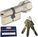 ABUS EC660 ECK660 Profil-Knaufzylinder Länge (a/b) Z35/K30mm (c=65mm) mit 3 Schlüssel, mit Sicherungsk