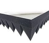 Pyramidenschaumstoff SELBSTKLEBEND TYP 100x50x7 Akustikschaumstoff Schalldämmmatten zur effektiven Akustik Dämmung