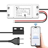 Smart Garagentoröffner, Maxcio Wlan Garage Door Schalter, Kompatibel mit Alexa/Google Home, Maxcio&Smart Life APP Steuerung, Timer und Countdown, Betriebsaufzeichnung