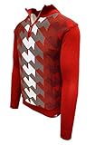 Stacy Adams Men’s Sweater, Ombre Geometric Front Desig