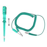 Elektrischer Teststift, 6V-24V Universal Autospannungs-Stromkreistester Auto-Sondenteststift Glühbirnen-Reparaturwerkzeug Grün für Teststift-Teststift Stromkreistester Spannungsstromkreis-Detek