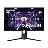 Samsung Odyssey G3 Gaming Monitor F27G33TFWU, 27 Zoll, VA-Panel, Full HD-Auflösung, AMD FreeSync Premium, Reaktionszeit 1 ms, Bildwiederholrate 144H
