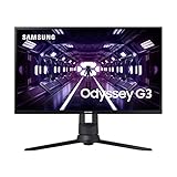 Samsung Odyssey G3 Gaming Monitor F27G33TFWU, 27 Zoll, VA-Panel, Full HD-Auflösung, AMD FreeSync Premium, Reaktionszeit 1 ms, Bildwiederholrate 144H