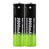 Marxways_ 3,7 V 18650 9900 mAh Lithium-Ionen-Akku mit hoher Kapazität für Taschenlampe, ferngesteuertes Auto usw. 3.7V 18650 9900mAh Rechargeable Battery High Capacity Li-ion Battery