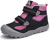 Mishansha Walkingschuhe Mädchen Wanderschuhe rutschfest Verschleißfest Outdoorschuhe Trekkingstiefel, 028 Violett, 27 EU