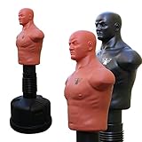 Box Dummy Körper Boxdummy Torso Höhenverstellbar 153-178cm Standboxsack Boxpuppe Puppe Standboxdummy Standboxsack Boxsack Training Sparring Muay Thai Kickbox Freefight Kampfsport Mma schw