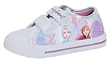 Disney Frozen 2 Mädchen Canvas Pumps für Kinder Turnschuhe Elsa Anna Touch Fasten Low Top Plimsolls, Flieder, 24 EU