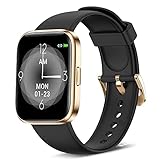 Smart Watch Fitness Tracker with 24/7 Heart Rate, Blood Oxygen Blood Pressure, and Sleep Monitor, Full Touch 6 ATM Waterproof Smartwatch, Step Counter Watch for Kids Women M