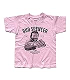 T-Shirt Kind Bud Spencer - Vintage Fighter - Rosa, 3/4
