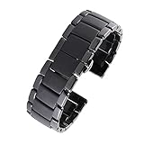 DANFENG 22mm 24mm Keramik-Stahl-Fit for Samsung watchstrap Getriebe S3 S4 Passt for AR. Uhrenarmband Marke Uhrenarmbands Bürste poliert Allgemeine Gebrauchte Werkzeug