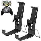HJD Store Pack of 2 Controller Mobile Phone Holder, Foldable Holder for Smartphones for iPhone/One Plus/LG/Huawei/HTC, Compatible with Xbox One/Steelseries Nimbus/Steam C