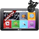 Elebest City 70K+ Navigationsgerät PKW, LKW, Wohmobil - Großes 7 Zoll (17,8 cm) Touchscreen HD Display - 24 GB, Fahrspurassistent, Bluetooth - Radarwarner, 3D Navi, Funk-Rückfahrk