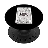 Witchy Goth Tarot Karte Die Hohepriesterin Grafik Kawaii Des PopSockets mit austauschbarem PopGrip