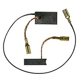 1 Paar ( 2Stück ) Kohlebürsten Kohlestifte kompatibel passend Kohlestifte für Bosch Winkelschleifer Flex GBR 14 C,GWS 14-125 C,14-125 CE