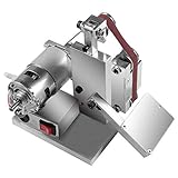 4500-9000RPM 7-fach verstellbarer DIY Poliermaschine Mini Bandschleifer Kantenschleifer Schleifen/Polieren/Schleifmaschine für DIY Arbeit - 10 * Belt + 4 * W