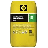 Sakret Trass-Naturstein-Fuge TNF grau 25kg Sack Pflasterfugenm”rtel Fugenm”