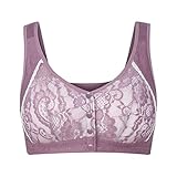 Damen BH ohne Bügel Vollschalen, Einteiliger BH Einfarbige BH-Unterwäsche für Damen Alltags-Unterwäsche, BH Klassische Frauen Bustier Wohlfühl Bustiers Top