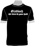 Gladbach - Wir feiern die ganze Nacht; Städte T-Shirt schwarz, Gr. XXXL