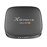 Fltaheroo X88 S Set-Top Box, Dual Band WLAN Android 10.0 TV Box Geeignet für PC und Display (4 + 64G, EU Stecker)