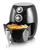 Emerio Heißluftfritteuse, Airfryer, Smart Fryer, Test 'GUT', Frittieren ohne Öl, 3,6 Liter Volumen, 1400 Watt, AF-112828