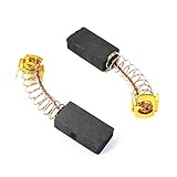 2 Stück Kohlebürsten passend für Staubsauger Mehrzwecksauger Waschmaschinen, Elektro-Drehmotor-Werkzeug (20 mm x 10 mm x 6 mm)