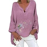 Sommer T Shirts Damen Shirt In A-Linien Form Hemd Sommer Damen T Shirt Damen Kurzarm Print Shirt Damen Elegant Oberteile Frauen Sommer Damen Shirt Rot Oberteile Damen FrüHling Lässige Oberteile T