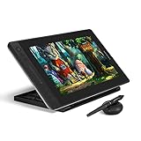 Huion KAMVAS Pro 13 GT-133 Zeichnungsmonitor Pen Display 13,3 Zoll Kippfunktion Akkufreier Stylus 8192 Stiftdruck (GT-133 mit Ständer)