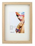 Ideal Trend 3D Objektrahmen Holz Bilderrahmen A4 23x23 30x40 40x50 50x70 Shirt Trikot Rahmen: Farbe: Natur | Format: 40x50