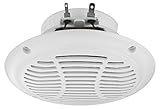 MONACOR-SPE-110P/WS Wetterfester Einbaulautsprecher, 15 W, 4 Ohm, temperaturfest bis zu 120 Grad Celsius weiß, 16.2540