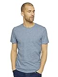 TOM TAILOR Herren 1026065 T-Shirt in Melange-Optik, 27106-Offwhite NEP Inject, XL