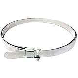 Universal vorgefertigte EDELSTAHL Schlauchschellen/Klemmschelle-Set 360 + 740 mm/Bandschellen/Schlauchschellenband geeignet für Schlauchbandzangen/Edelstahlband Kabelbinder, 10-tlg