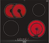 Siemens ET675FNP1E iQ300 Elektrokochfeld / 4 Heizelemente / TouchSlider / Kindersicherung / 60.2 cm / Glaskeramik