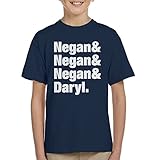 Negan Negan Negan Daryl Walking Dead Kid's T-S
