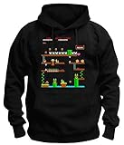 TSP Retro Mario 1UP Kapuzen-Sweatshirt Herren S Schw