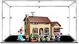 Acryl Vitrine für Lego 71006 staubdicht klar Schaukasten Schaukasten für Lego The Simpsons House (Bausteinmodell ist NICHT enthalten!) (2mm Dicke) (3mm Dicke)