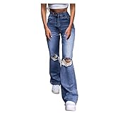 Jeans Damen Thermohose Trainingshose Langgröße Hosenrock Leggings High W