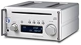 Teac CR-H101DAB(S) Mikro CD/DAB+ Receiver mit CD Player, DAB/UKW Radio, Bluetooth, USB, Streaming, HighRes Audio, DA Wandler, Subwoofer-Ausgang, Gehäuse aus gedrehten Aluminiumplatten, Silb