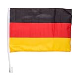 UMOI Deutschland Fanartikel Set zur Europameisterschaft 2021 WM, Fanmeile, Public Viewing, Olympia, Fußball (Auto Flagge)