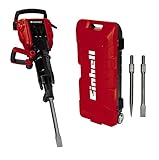 Einhell Abbruchhammer TE-DH 50 (1.700 W, 50 J Einzelschlagstärke, SDS-Hex-Werkzeugaufnahme, schwingungsgedämpfter Hauptgriff, Softstart, inkl. Spitz-/Flachmeißel, Trolley)