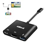 ARKTEK USB-C auf HDMI Adapter - Switch to TV Adapter USB-C to HDMI mit Aufladen kompatibel für Switch MacBook